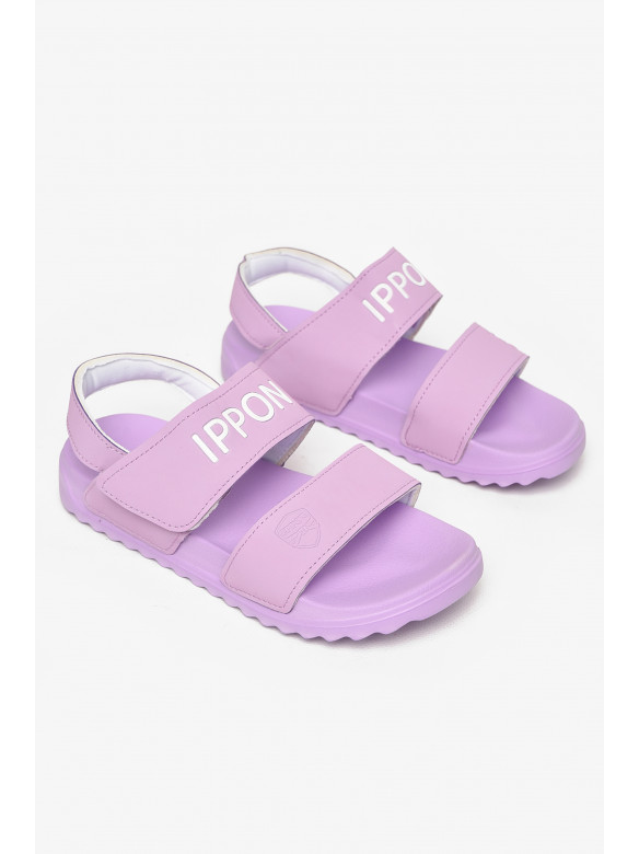 Босоножки женские сиреневого цвета 2211-15 213801C