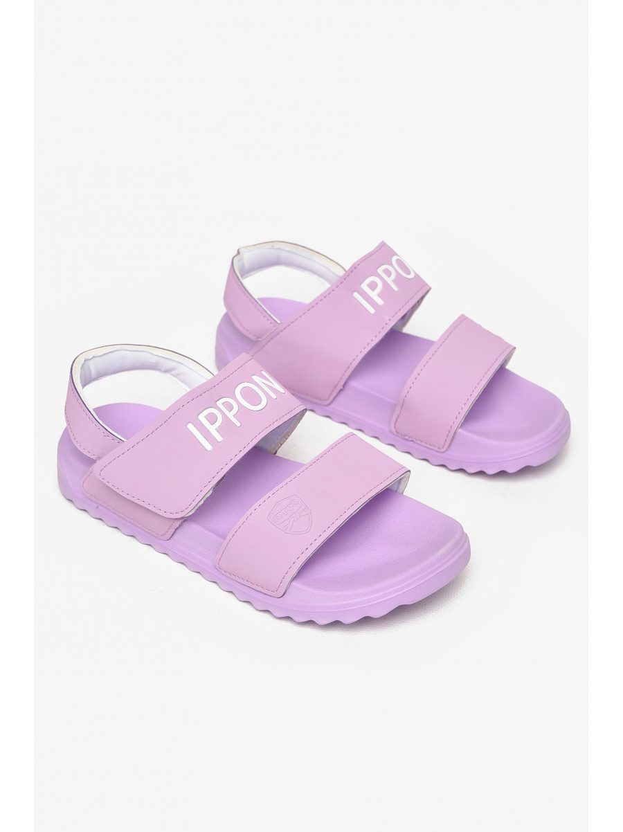 Босоножки женские сиреневого цвета 2211-15 213801C