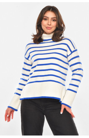 Кофта женская белого цвета с принтом 213806C