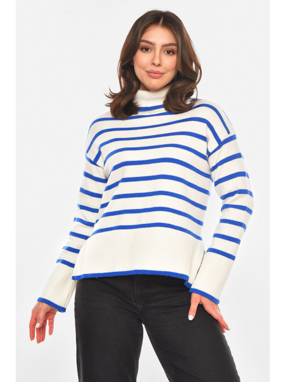 Кофта женская белого цвета с принтом 213806C