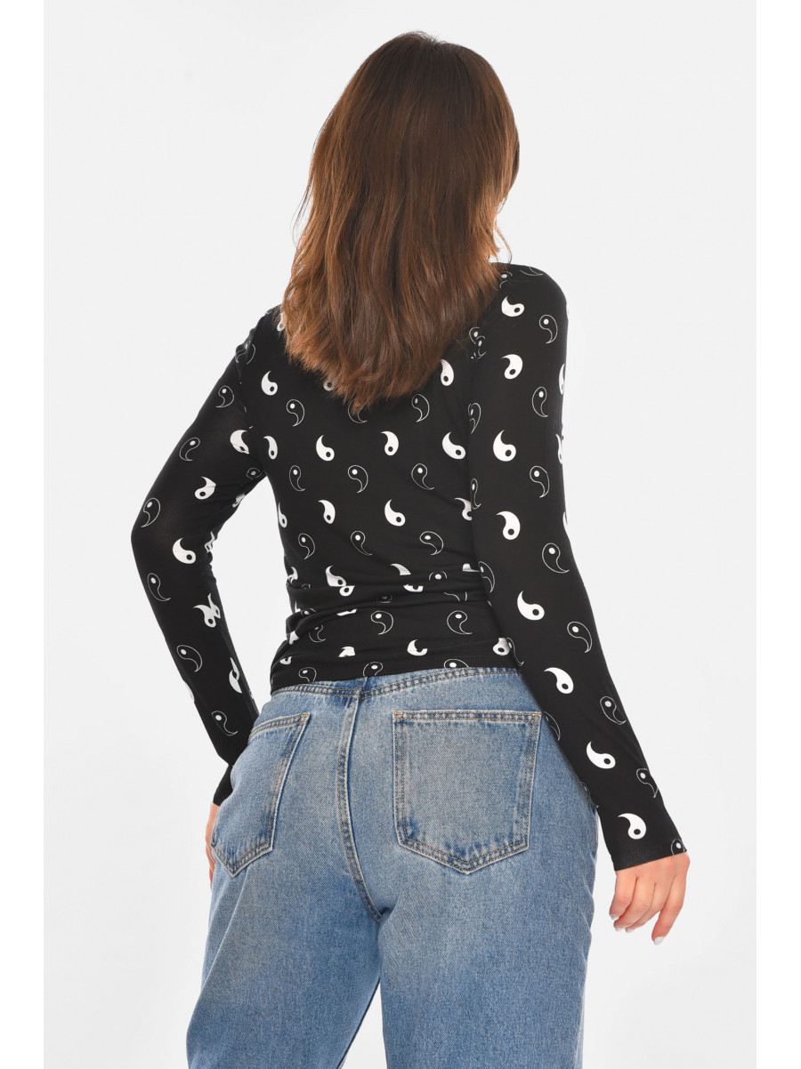 Кофта жіноча чорного кольору 213838C