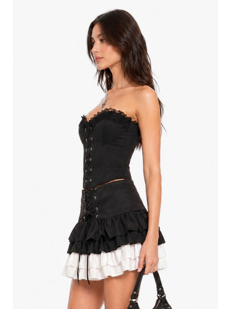 Спідниця жіноча чорного кольору 651 213841C