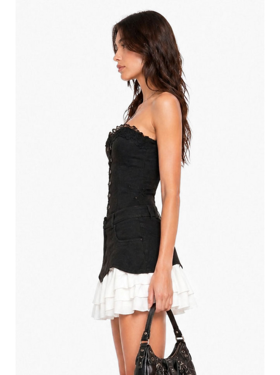 Спідниця жіноча чорного кольору 433 213845C