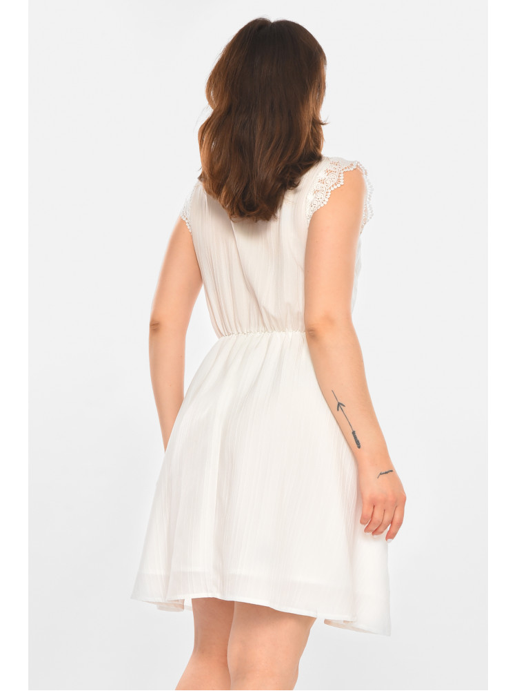 Сукня жіноча однотонна білого кольору 213885C