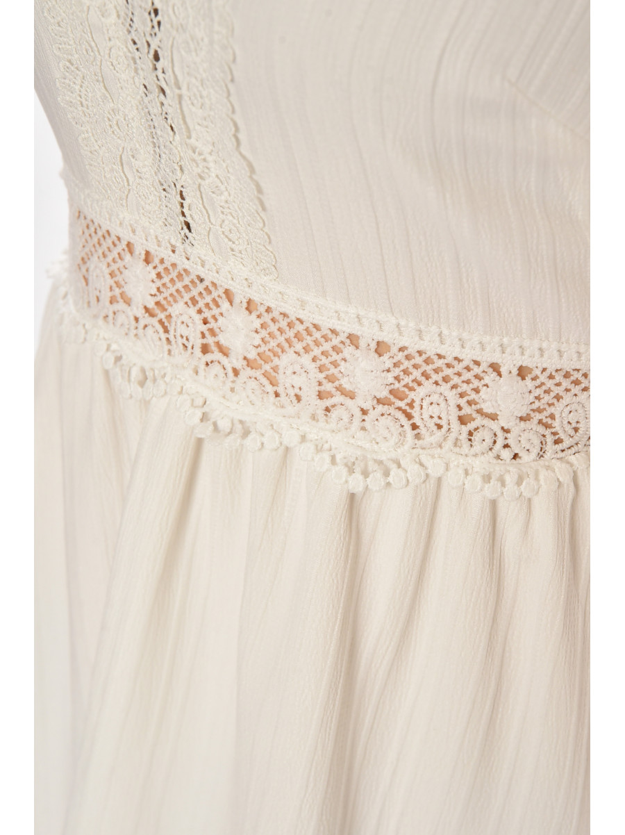 Сукня жіноча однотонна білого кольору 213885C