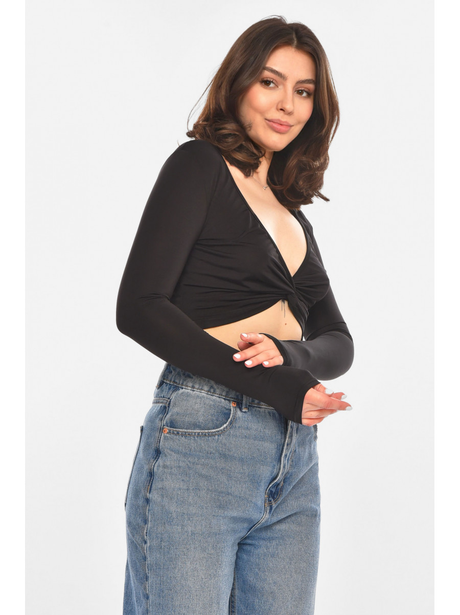 Кофта жіноча чорного кольору 213900C