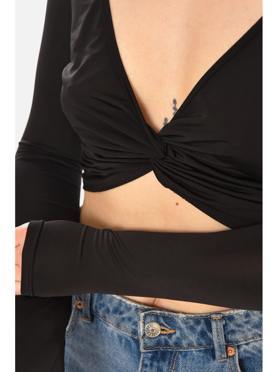 Кофта жіноча чорного кольору 213900C