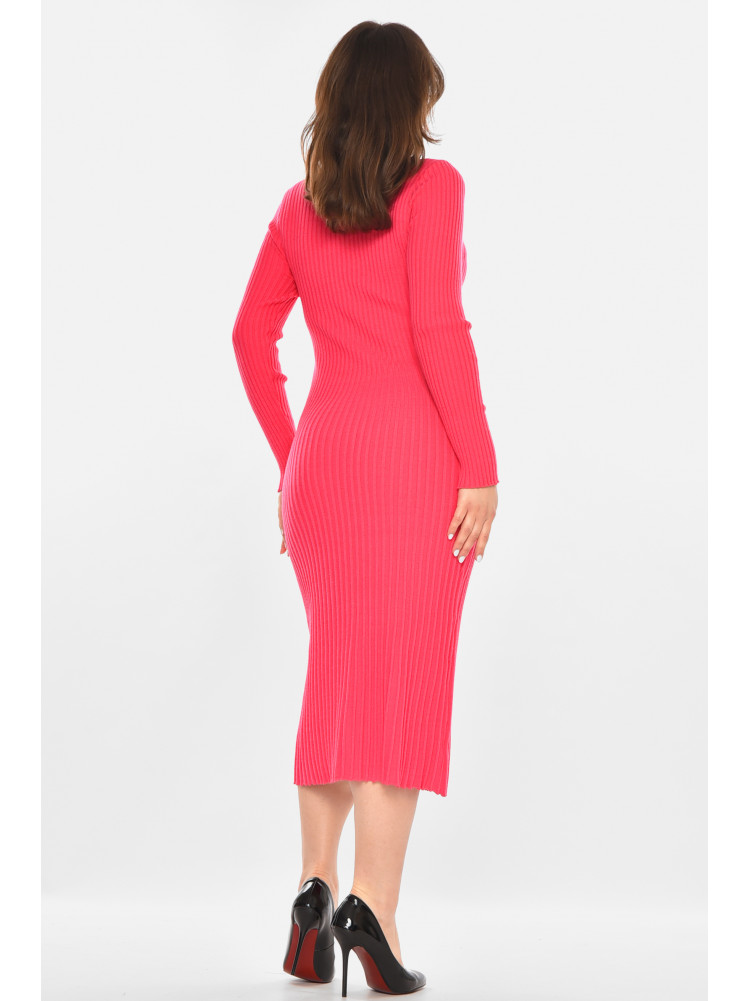 Платье женское однотонное розового цвета 213901C
