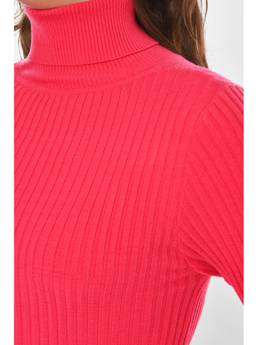 Платье женское однотонное розового цвета 213901C