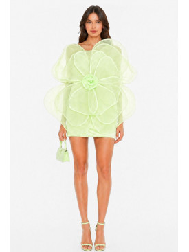 Сукня жіноча однотонна м'ятного кольору 213937C