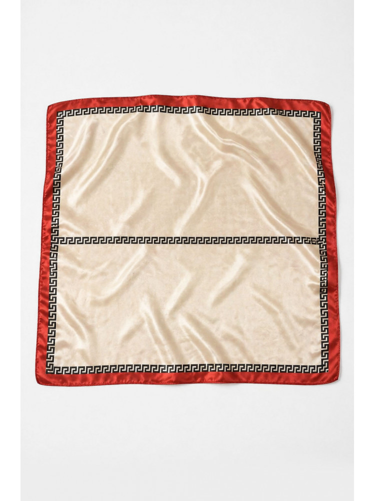 Хустка жіноча рожевого кольору з принтом 213958C