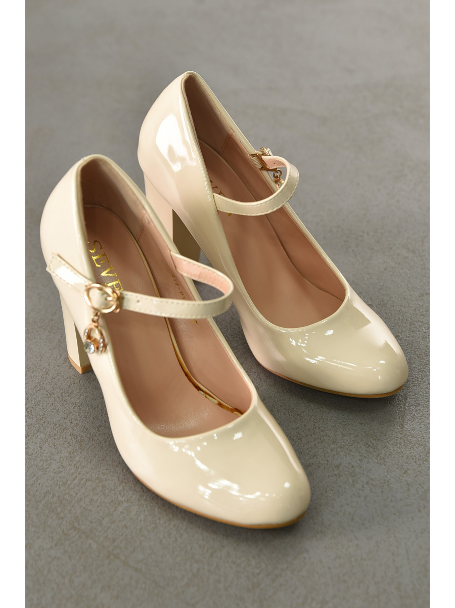 Туфли женские бежевого цвета 777-Р15-2 214076C