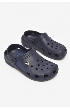 Кроксы женские темно-синего цвета 5063-2 215461C