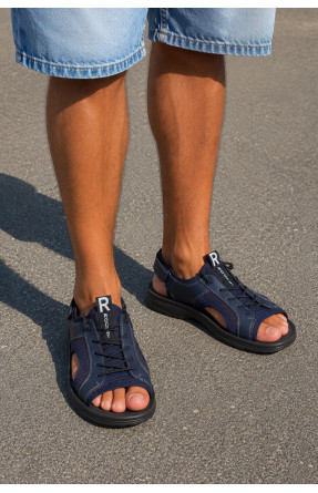 Сандалии мужские темно-синего цвета А662-1 216793C Сандалии мужские темно-синего цвета А662-1 216793C