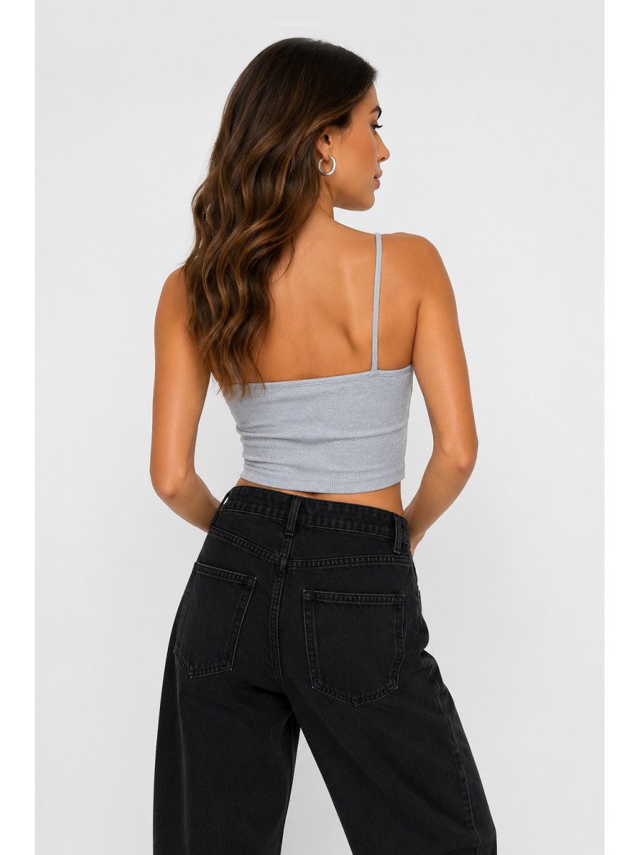 Топ женский серого цвета 21011 217579C