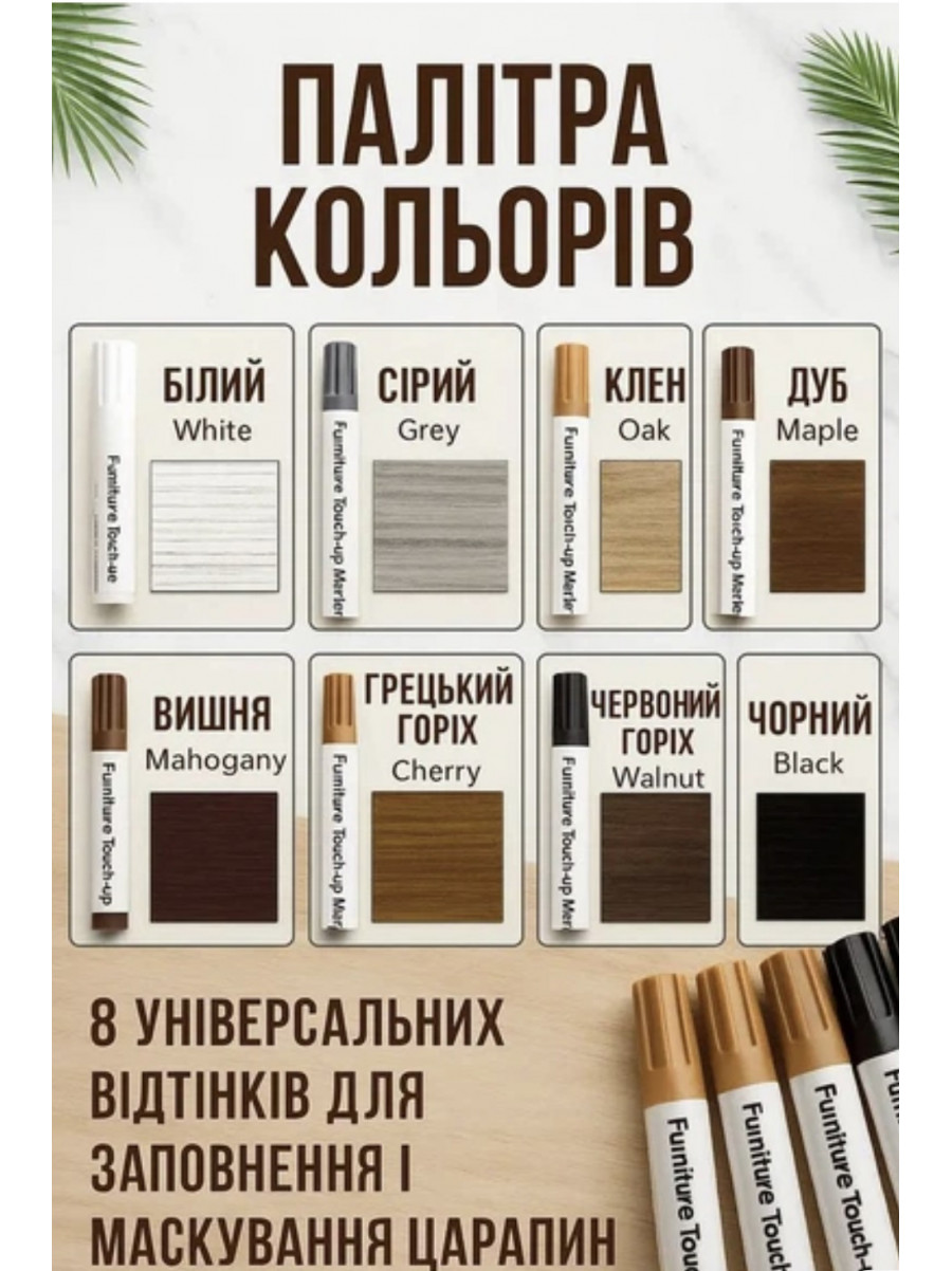 Набір для ремонту меблів з деревини RecoveWood 218104C