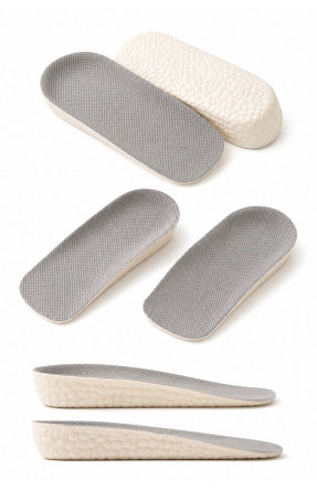 Ортопедические стельки под пятку 1,5см. Height Insoles серого цвета 218146C