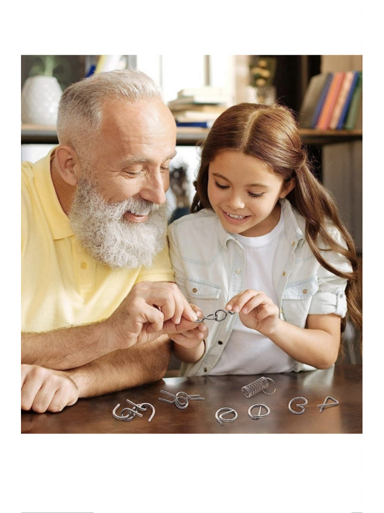 Інтелектуальні головоломки тип 2 Wire Puzzles 8 штук 218167C