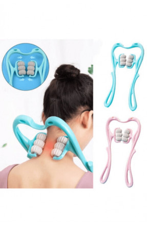 Ручной роликовый массажер для шеи и тела Hexiang Neck Massager розового цвета 218250C Ручной роликовый массажер для шеи и тела Hexiang Neck Massager розового цвета 218250C