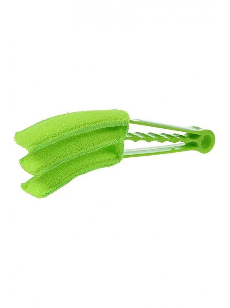 Щетка для чистки жалюзи Window Blind Duster Brush Cleaner зеленого цвета 218266C