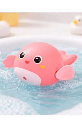 Водоплавна іграшка для ванної Bath Toys Кит рожевого кольору 218300C