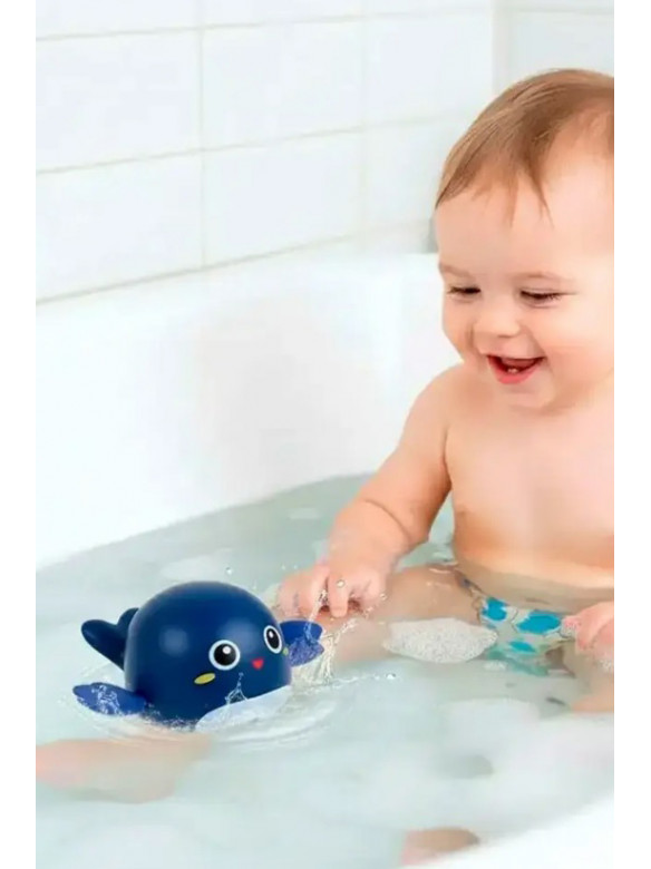 Водоплавна іграшка для ванної Bath Toys Кит синього кольору 218301C