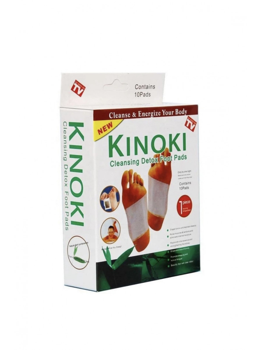 Пластырь для стопы для выведения токсинов через кожу Kiyome Kinoki Cleansing Detox Foot Pads 10шт 218554C