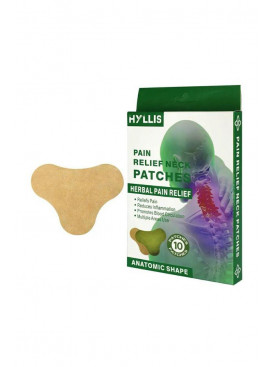 Пластир для зняття болю в шиї pain relief neck patches 10 шт 218559C