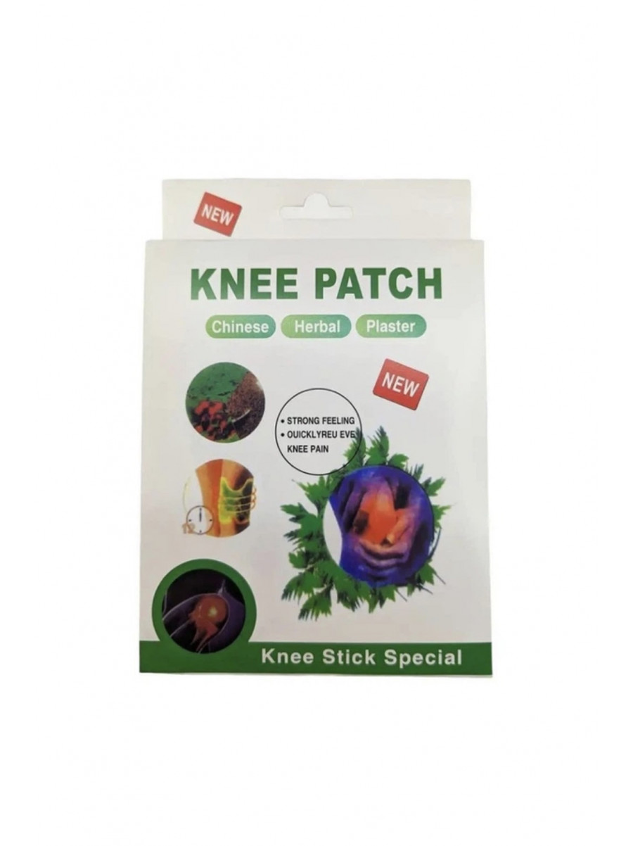 Обезболивающий пластырь для колена с экстрактом полыни Knee Patch 10 шт 218564C