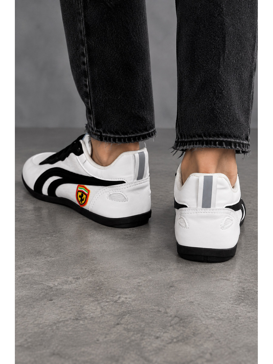 Кеды мужские черно-белого цвета SD-4 219125C